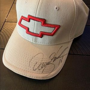 Denny Hamlin NASCAR Autographed Chevy Hat w/COA